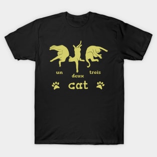 Un Deux Trois Cat T-Shirt